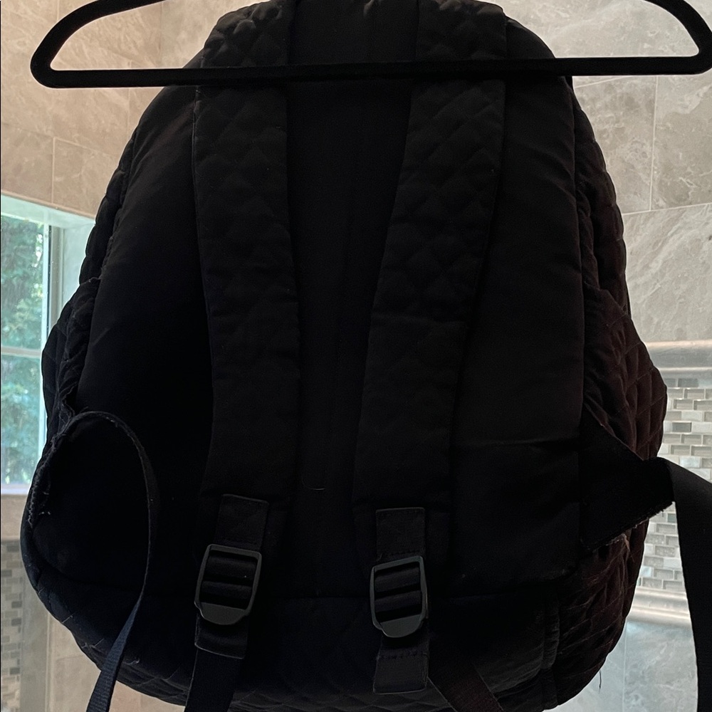 EUC Black quilted Vera Bradley backpack - Picture 3 of 5
